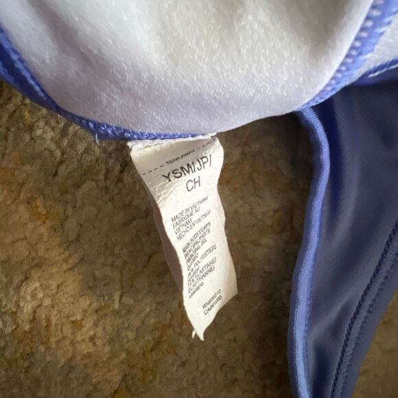 Under Armour Girls Sports Bra – Blue with Dot Print – Size S - Picture 3 of 3